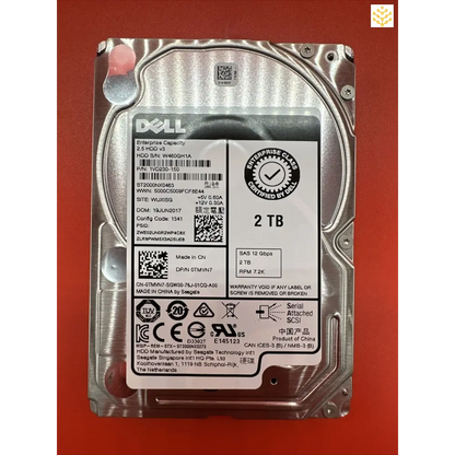 Dell TMVN7 2TB SAS 12Gbps 7.2K 2.5 HDD - Computers/Tablets & Networking:Drives Storage & Blank Media:Hard Drives (HDD