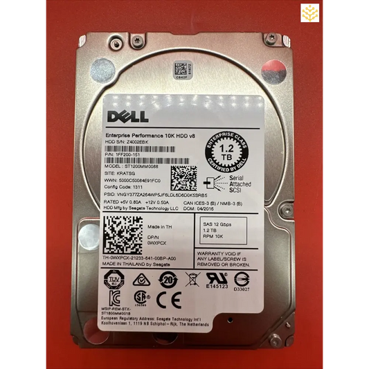 Dell WXPCX 1.2TB SAS 12Gbps 10K 2.5 HDD - Computers/Tablets & Networking:Drives Storage & Blank Media:Hard Drives (HDD