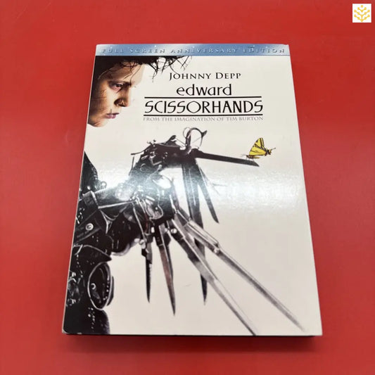 DVD case of the movie Edward Scissorhands.