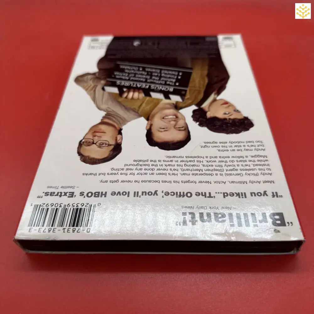 DVD case for ’The Office’ television series lying upside down.