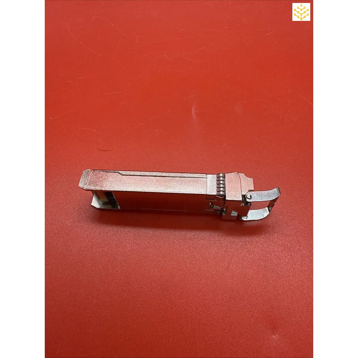 Metal staple remover with a lever mechanism.