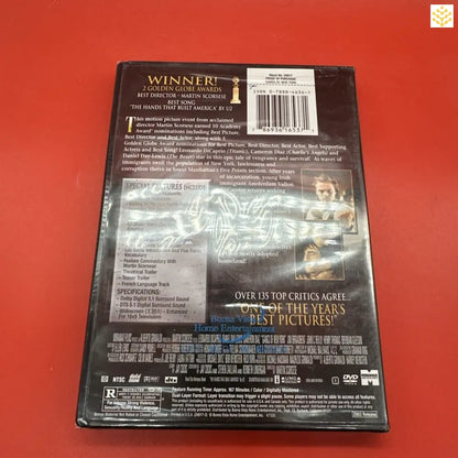 DVD case showing the back cover of an Academy Award-winning film.