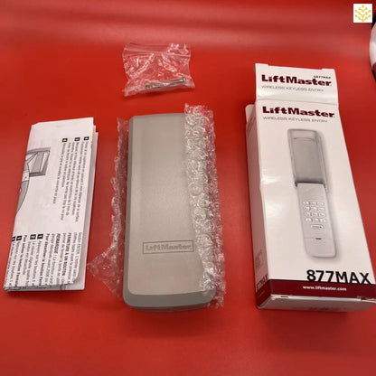 Genuine Liftmaster 877MAX wireless keyless entry keypad - Home & Garden:Home Improvement:Building & Hardware:Garage