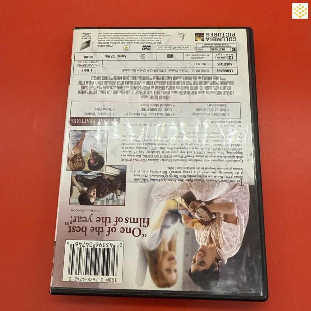 DVD case showing the back cover with text and promotional images.