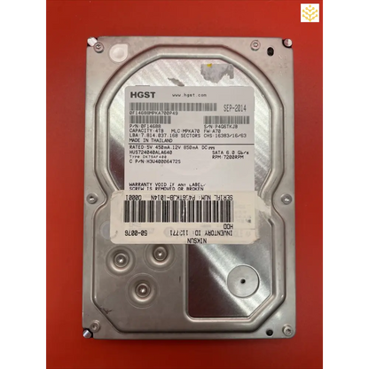 HGST HUS724040ALA640 4TB SATA 6Gb/s 3.5 HDD - No Tray - Computers/Tablets & Networking:Drives Storage & Blank