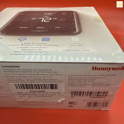 Honeywell Rcht8610wf Lyric T5 Wi-fi Smart Thermostat - EDIT