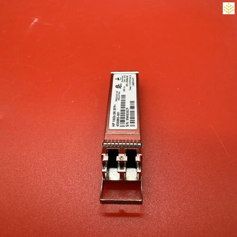 SFP (Small Form-factor Pluggable) transceiver module for fiber optic networking.