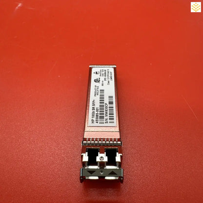 SFP (Small Form-factor Pluggable) transceiver module for fiber optic networking.