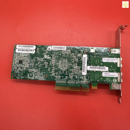 Computer network interface card with visible circuit board and components.