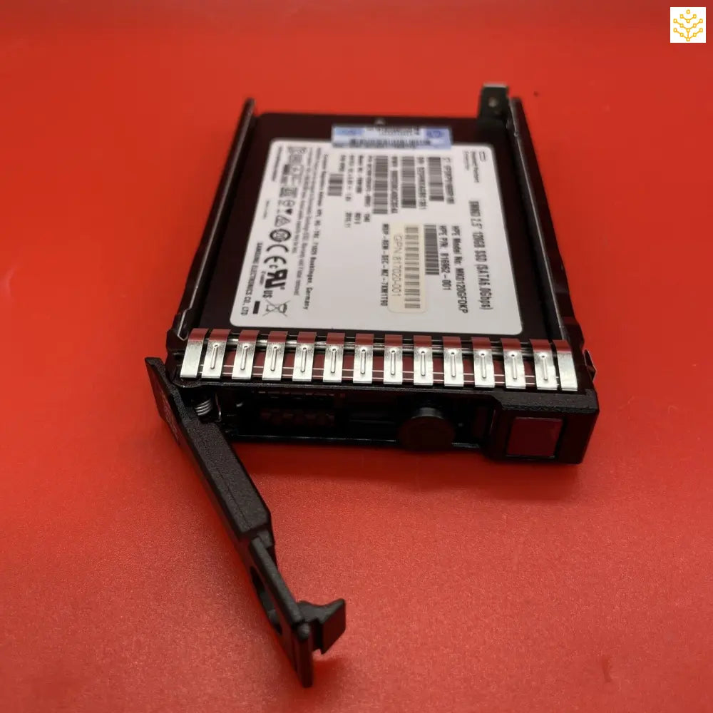 HPe 120G SSD SATA6 MK0120GFDKP 816969 - B21 816962 - 001 817098 - 001 in Tray - GIGDATA