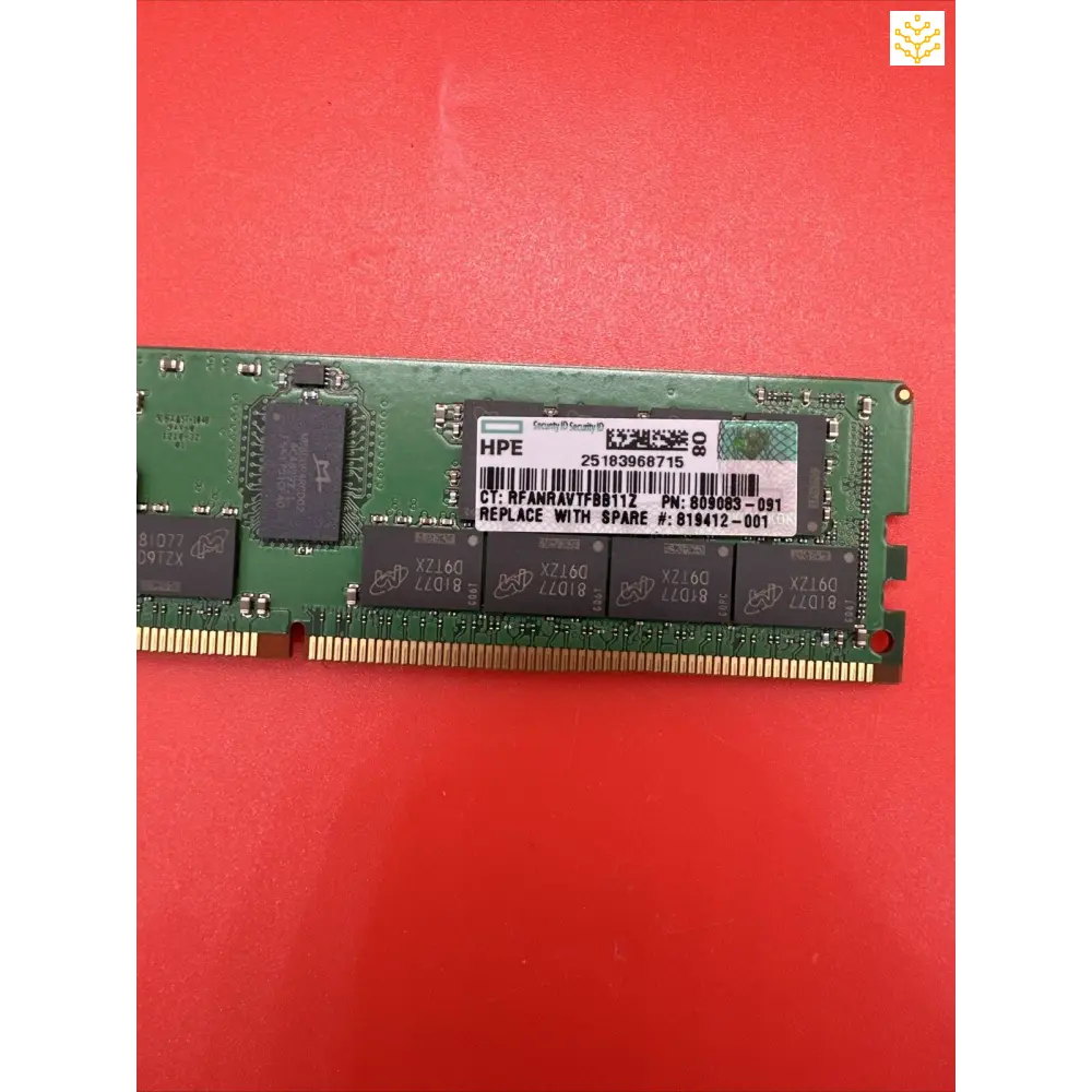 HPe 32GB 2Rx4 PC4 - 2400T MTA36ASF4G72PZ - 2G3D1QG 809083 - 091 819412 - 001 805351 - B21 - GIGDATA