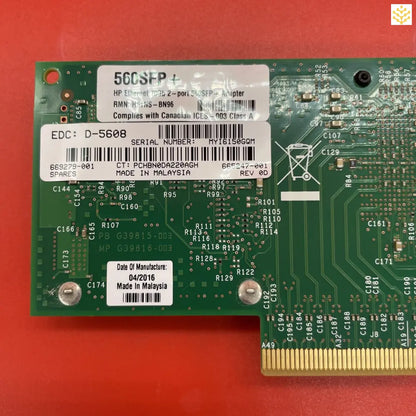 HPe 560SFP + 10Gb 2P Full Height Adapter 669279-001 665247-001 665249-B21 - Computers/Tablets & Networking:Computer