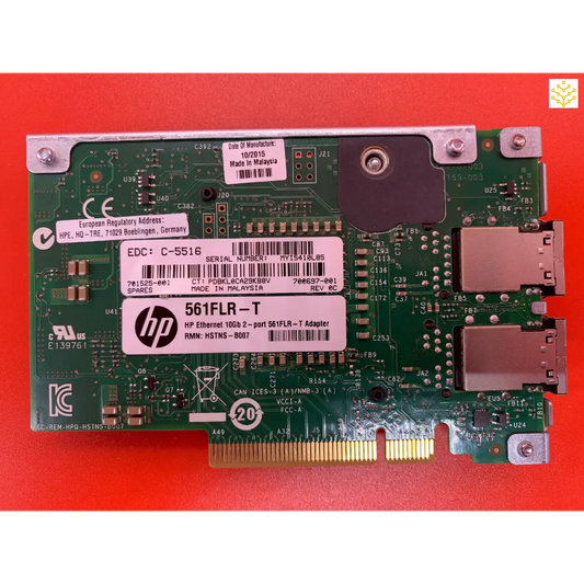 HPe 561FLR 10Gb 2 Port 10BaseT Adapter 701525-001 700697-001 - Servers Only - Computers/Tablets & Networking:Enterprise