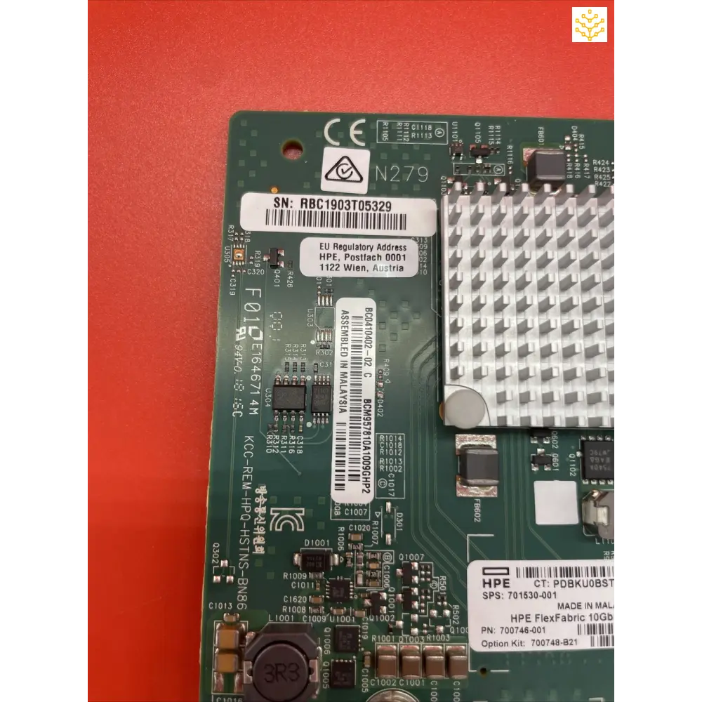 HPe 701530-001 700746-001 700748-B21 534M FlexFabric 10Gb 2P Adapter For BL - Computers/Tablets & Networking:Enterprise