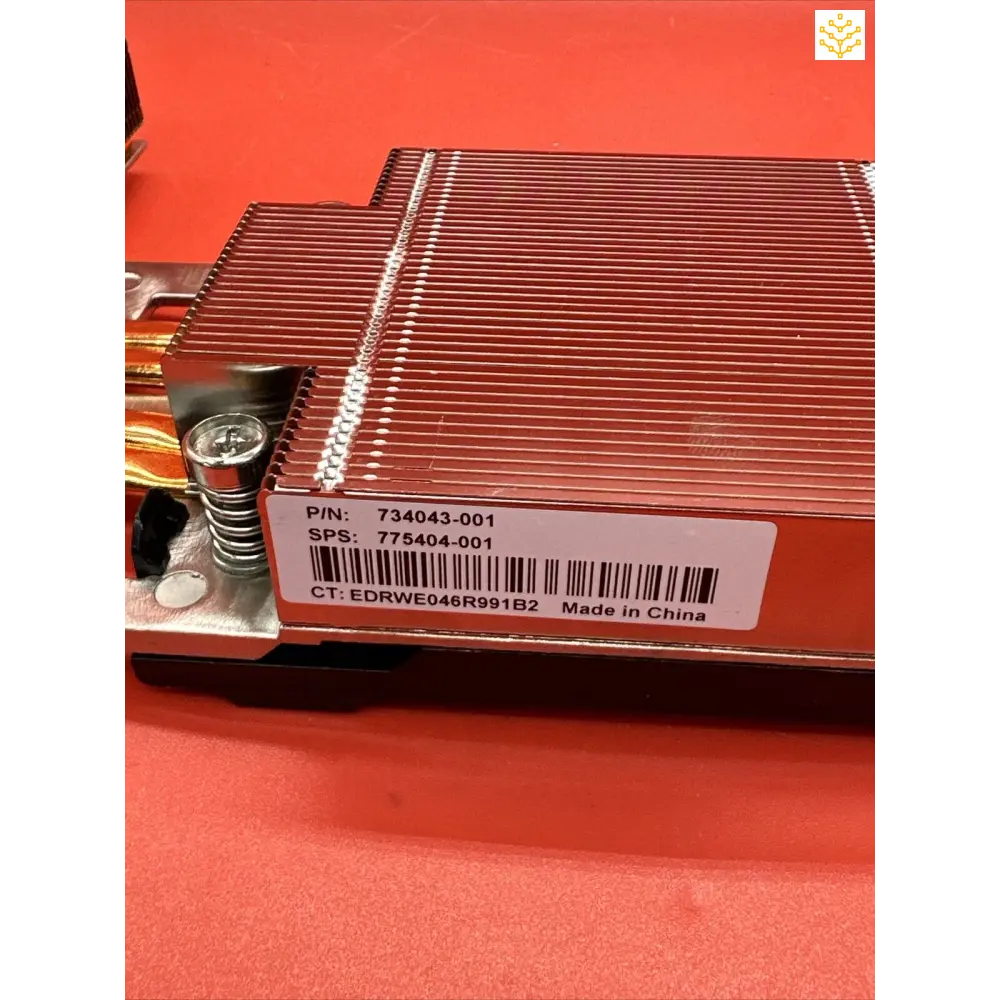 HPe 734043 - 001 775404 - 001 High Performance Heat Sink For DL360 G9 - GIGDATA