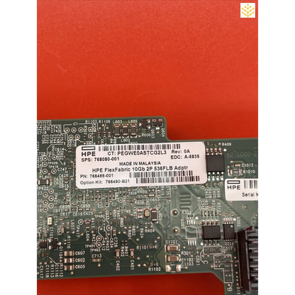 HPe 766490-B21 FlexFabric 10Gb 2P 536FLB Adapter - Computers/Tablets & Networking:Computer Components &