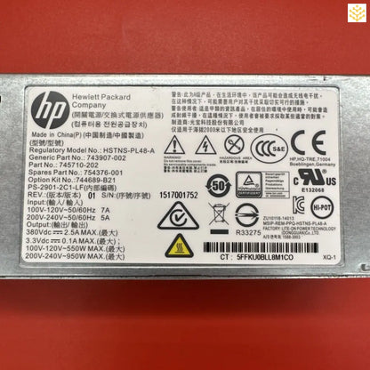 HPe 773907-002 745710-202 754376-001 744689-B21 Power Supply - Computers/Tablets & Networking:Enterprise Networking