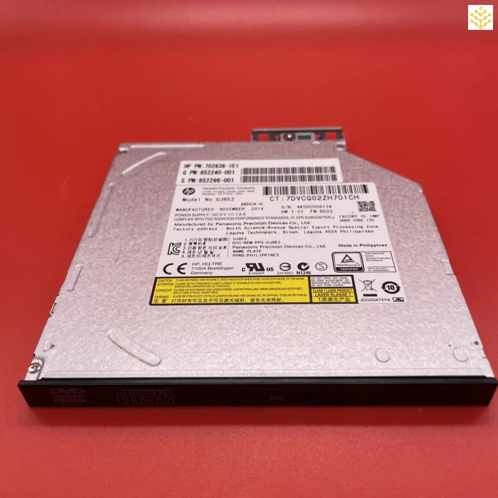 HPe DVD - ROM Jackblack 652296 - 001 - No Cables - GIGDATA