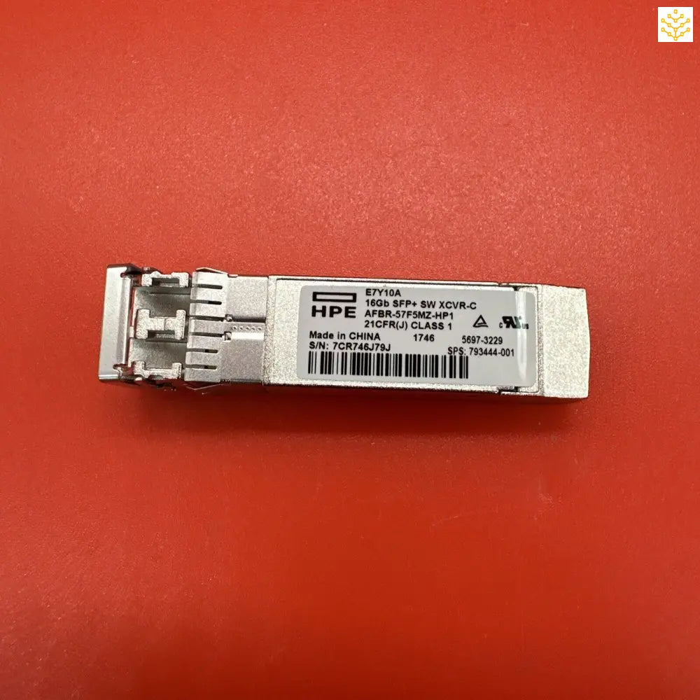 HPe E7Y10A 16Gb SFP+ SW XCVR AFBR - 57F5MZ - HP1 5697 - 3229 - GIGDATA