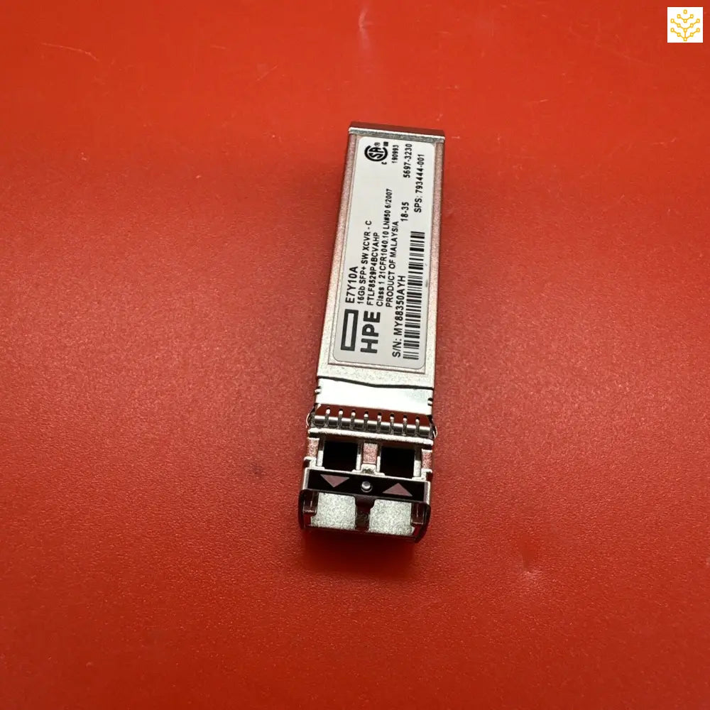 HPe E7Y10A 16Gb SFP+ SW XCVR FTLF8529P4BCVAHP 5697 - 3230 - GIGDATA