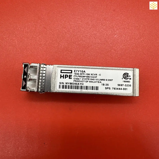 HPe E7Y10A 16Gb SFP+ SW XCVR FTLF8529P4BCVAHP 5697 - 3230 - GIGDATA