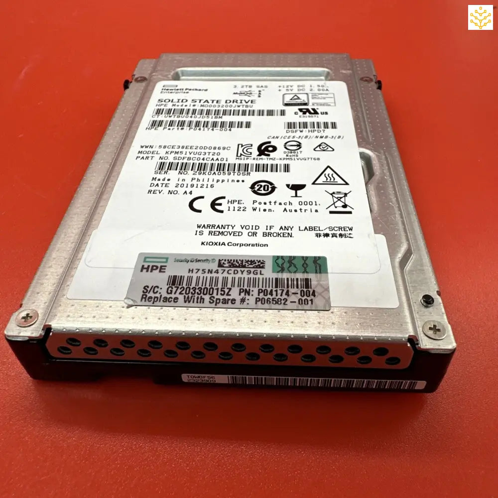 HPe MO003200JWTBU P04174-004 P06582-001 P04537-B21 - Computers/Tablets & Networking:Drives Storage & Blank Media:Hard