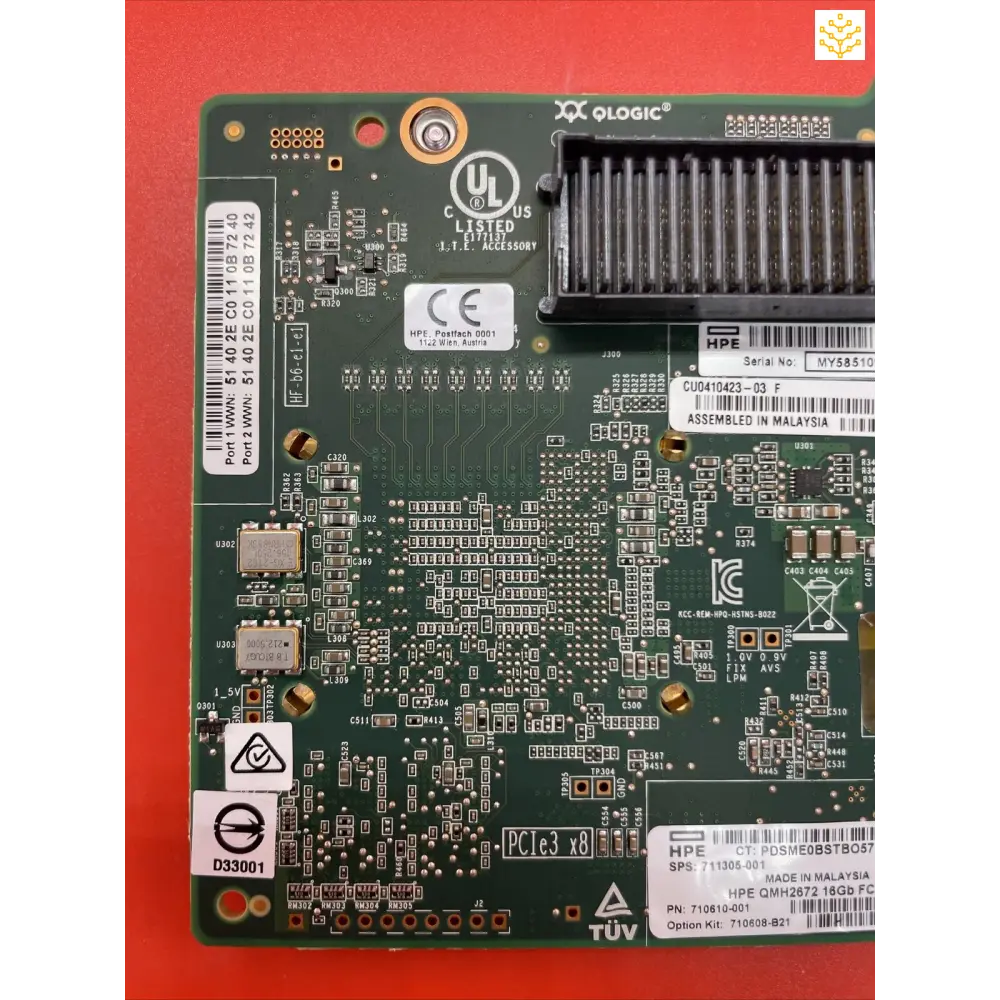 HPe QMH2672 710608-B21 711305-001 710610-001 16GB FC HBA For BL Blade - Computers/Tablets & Networking:Enterprise