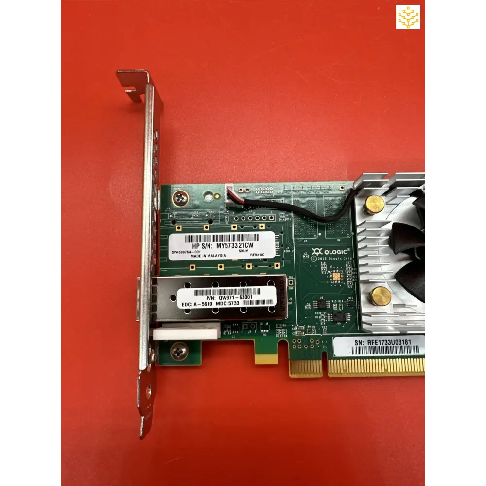 HPe QW971A SN1000Q 699764 - 001 16Gb SFP SP FC HBA PCIe Full Height Adapter - GIGDATA