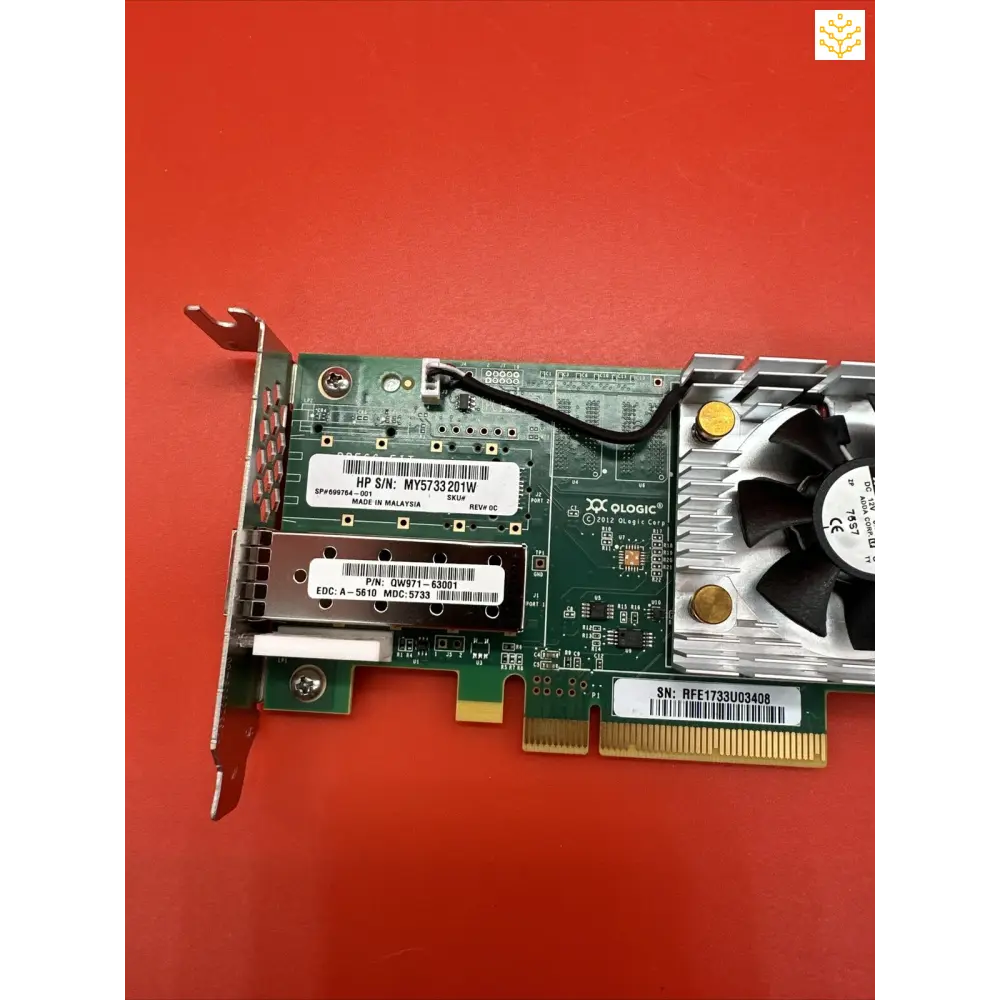 HPe QW971A SN1000Q 699764 - 001 16Gb SP FC HBA PCIe Low Profile Adapter - GIGDATA