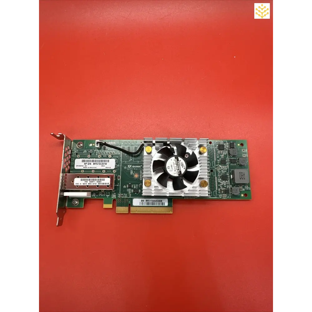 HPe QW971A SN1000Q 699764 - 001 16Gb SP FC HBA PCIe Low Profile Adapter - GIGDATA