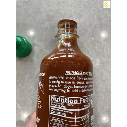 Huy Fong Foods 17oz Sriracha Chili Sauce Best Before 09/2023 - Home & Garden:Food & Beverages:Pantry:Condiments &