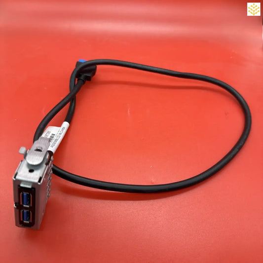 Black USB cable with a metal connector port.