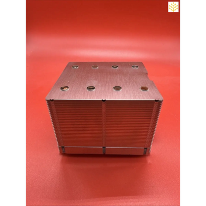 Stack of metal plates with mounting holes arranged in a rectangular block formation.