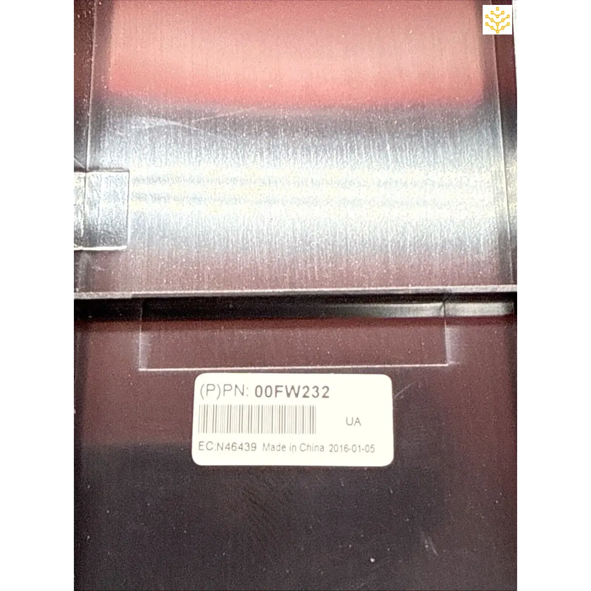 Barcode label with identification number 00FW232.