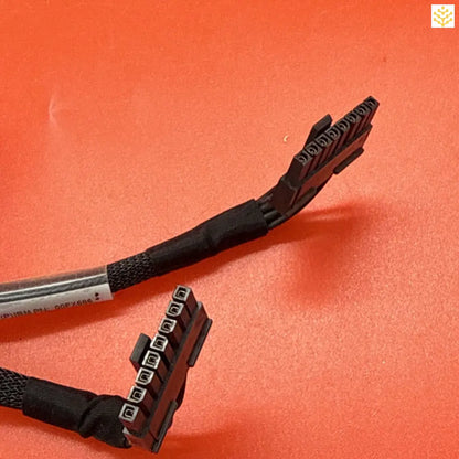 Black computer cable with multi-pin connectors at both ends.