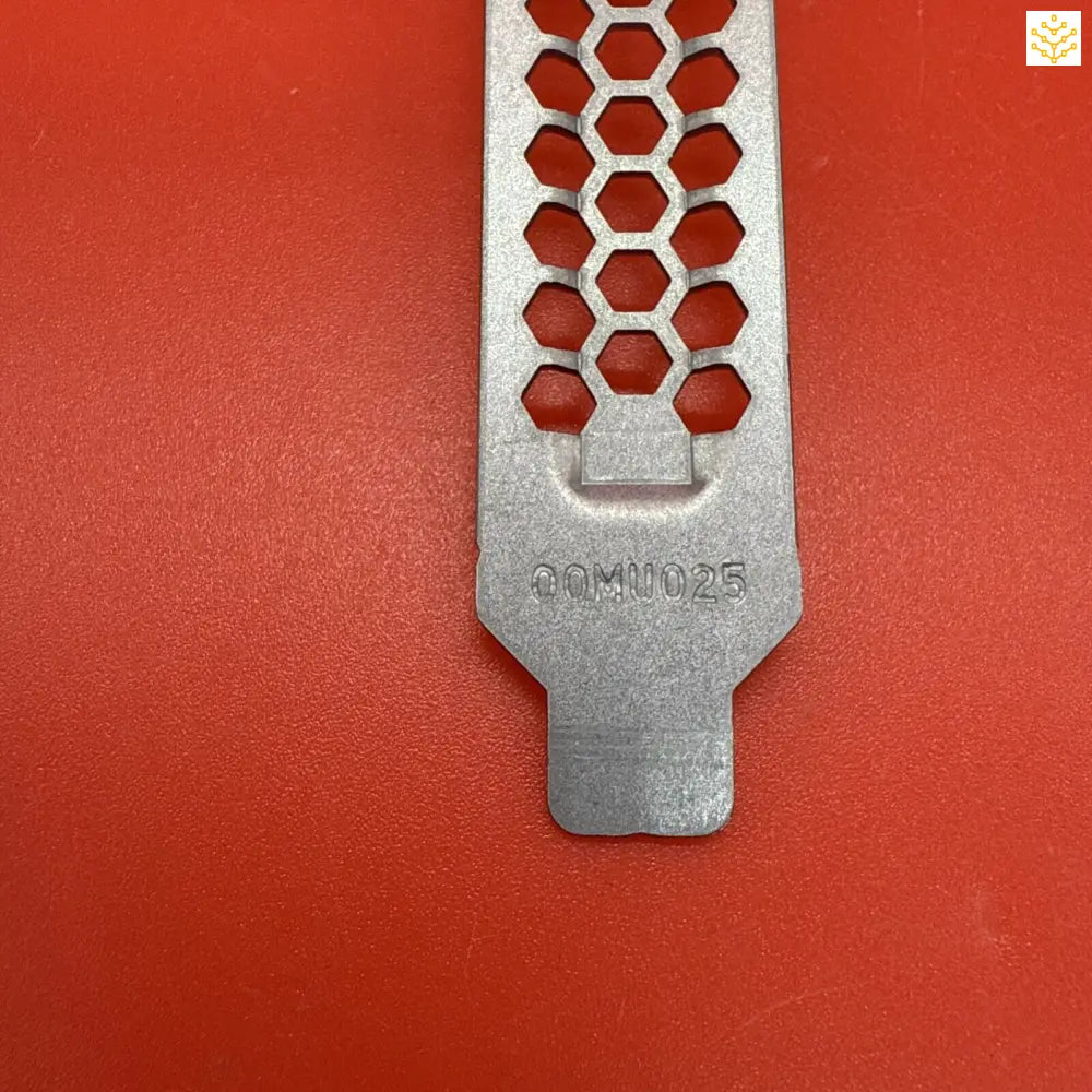 Metal tool with hexagonal cutout pattern along its length.