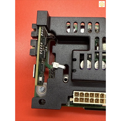 Circuit board component with DVI connector and mounting bracket.