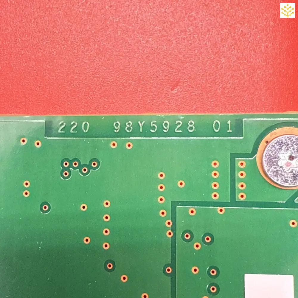 Circuit board with copper contact points and printed numbers.