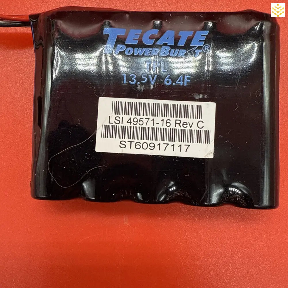 Black Tecate Power battery pack labeled 13.5V 6.4F.