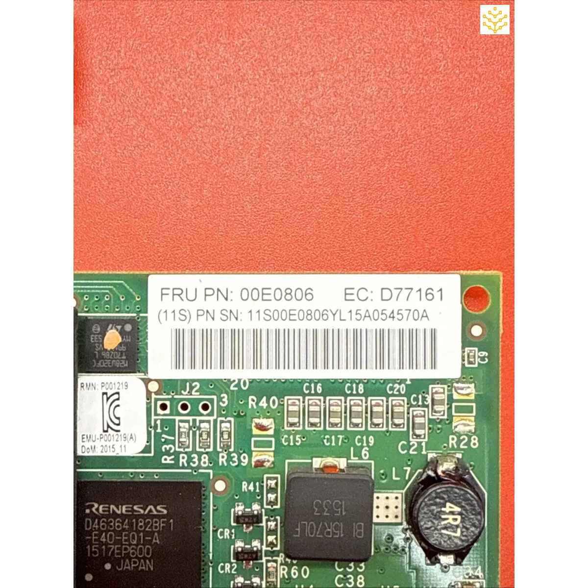 IBM Feature 577D 00E0806 8Gb 2 Port FC PCI-e Full Height HBA + SFP Transceivers - Electronics > Networking > Network