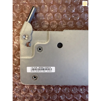 Metal mounting bracket or mounting plate with screws and a locking mechanism.