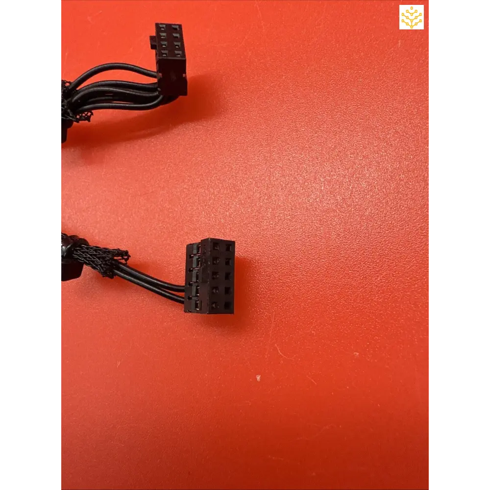 Black electrical connector cables with multi-pin plugs.