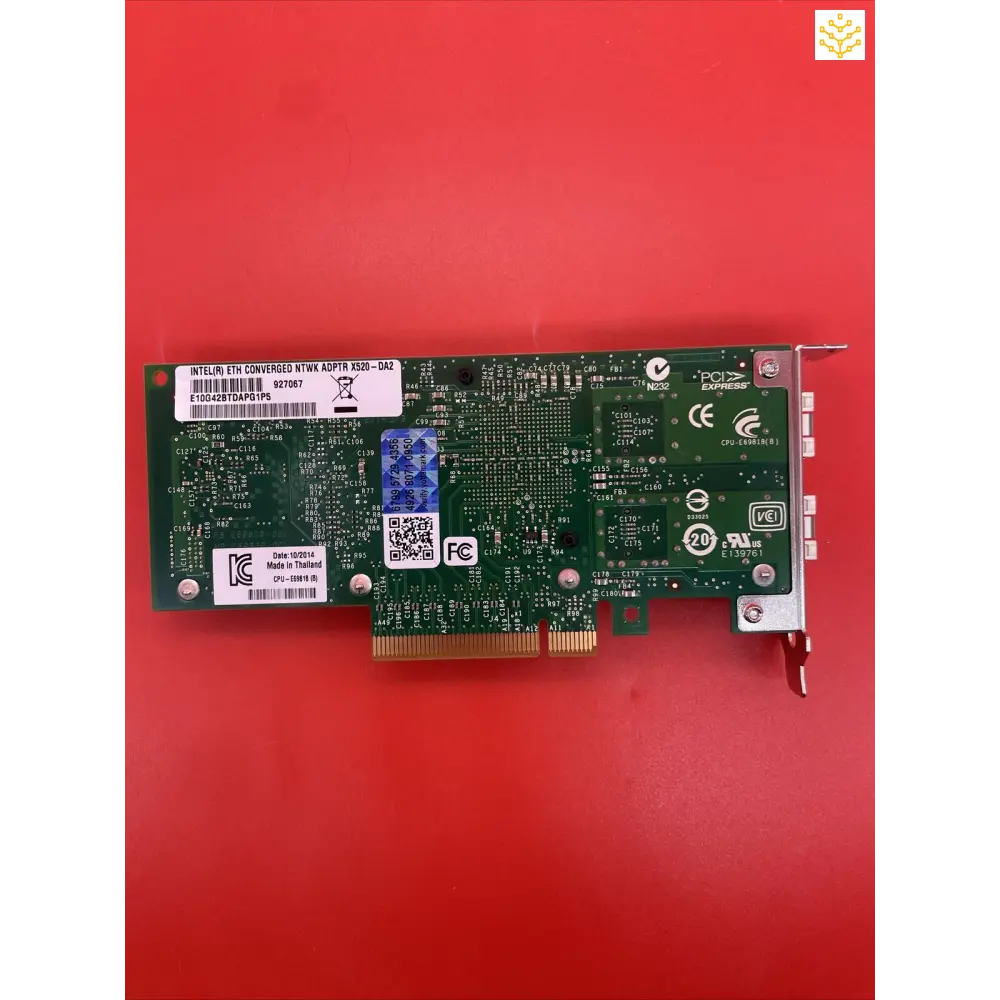 Intel Eth Converged Network Adapter X520-DA2 Half Height Adapter - Computers/Tablets & Networking:Computer Components &