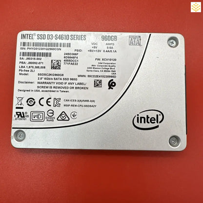 Intel SSD D3-S4610 960GB 2.5” 6Gb/s SATA SSD SSDSC2KG960G8 - Computers/Tablets & Networking:Drives Storage & Blank