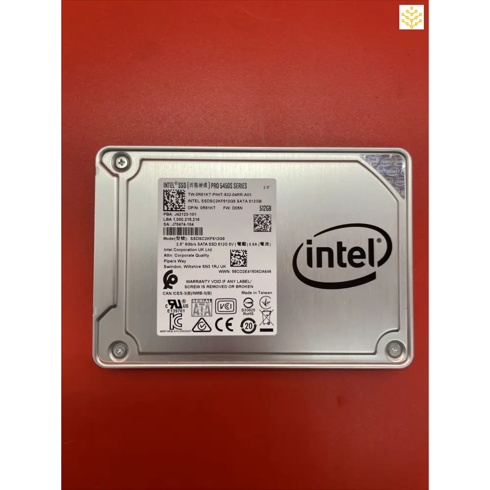 Intel SSDSC2KF512GB Pro 5450S SATA 6Gb/s 2.5” SSD R81KT - Computers/Tablets & Networking:Drives Storage & Blank