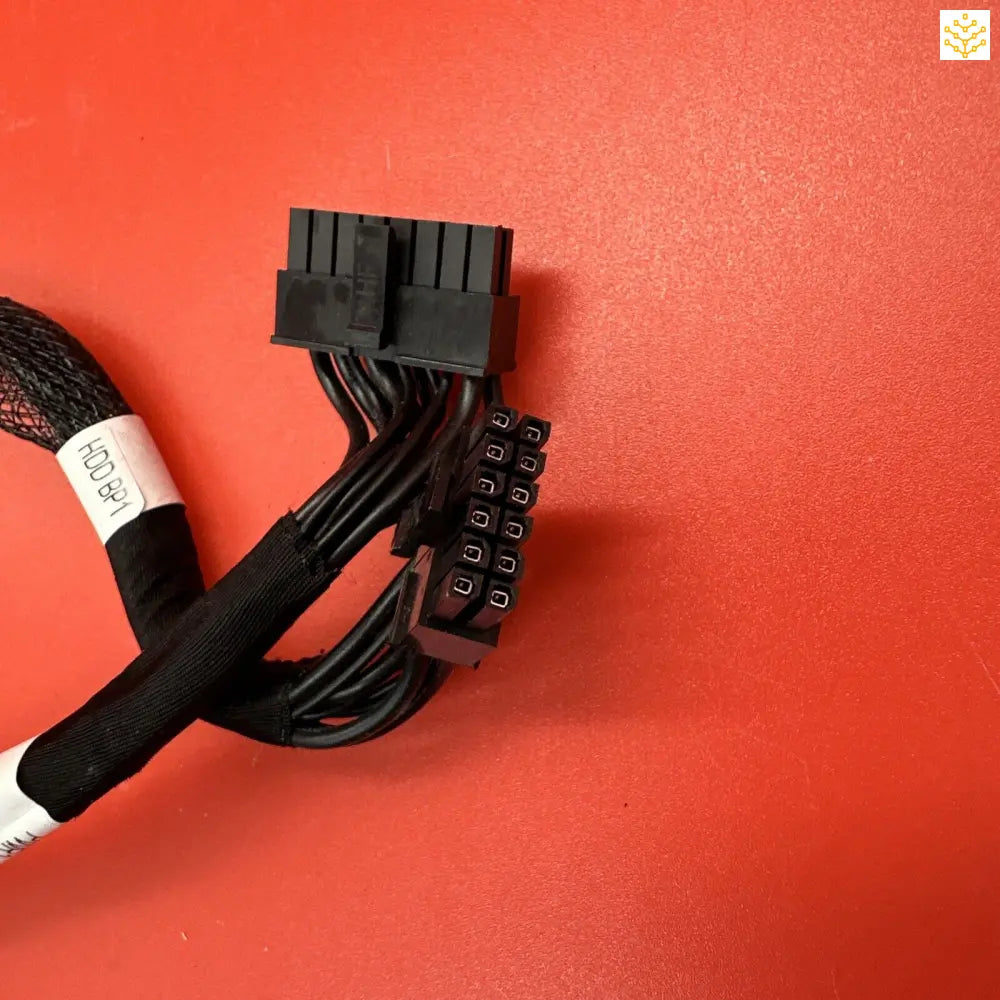 Computer power supply cable with multiple connectors.