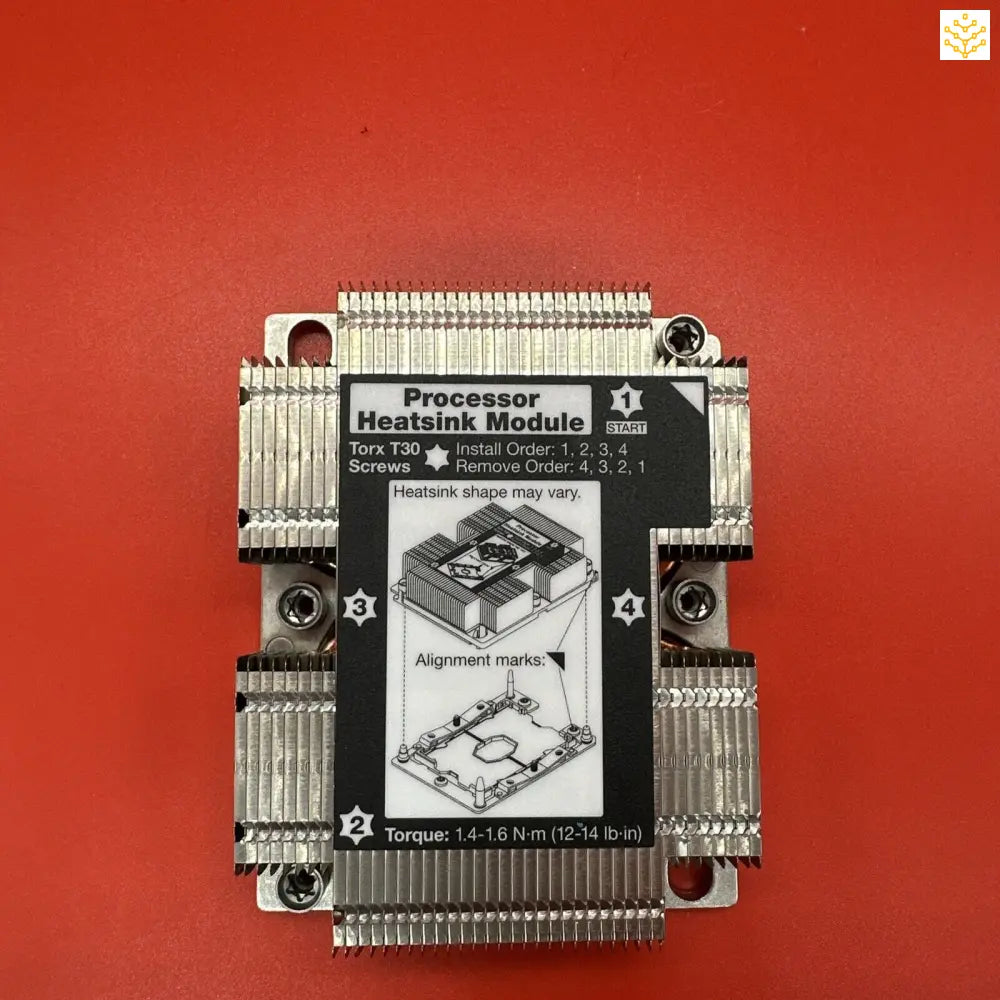 Lenovo 01KP651 1U Heat Sink Pulled From HR630x - No Missing Screws - Computers/Tablets & Networking:Computer Components