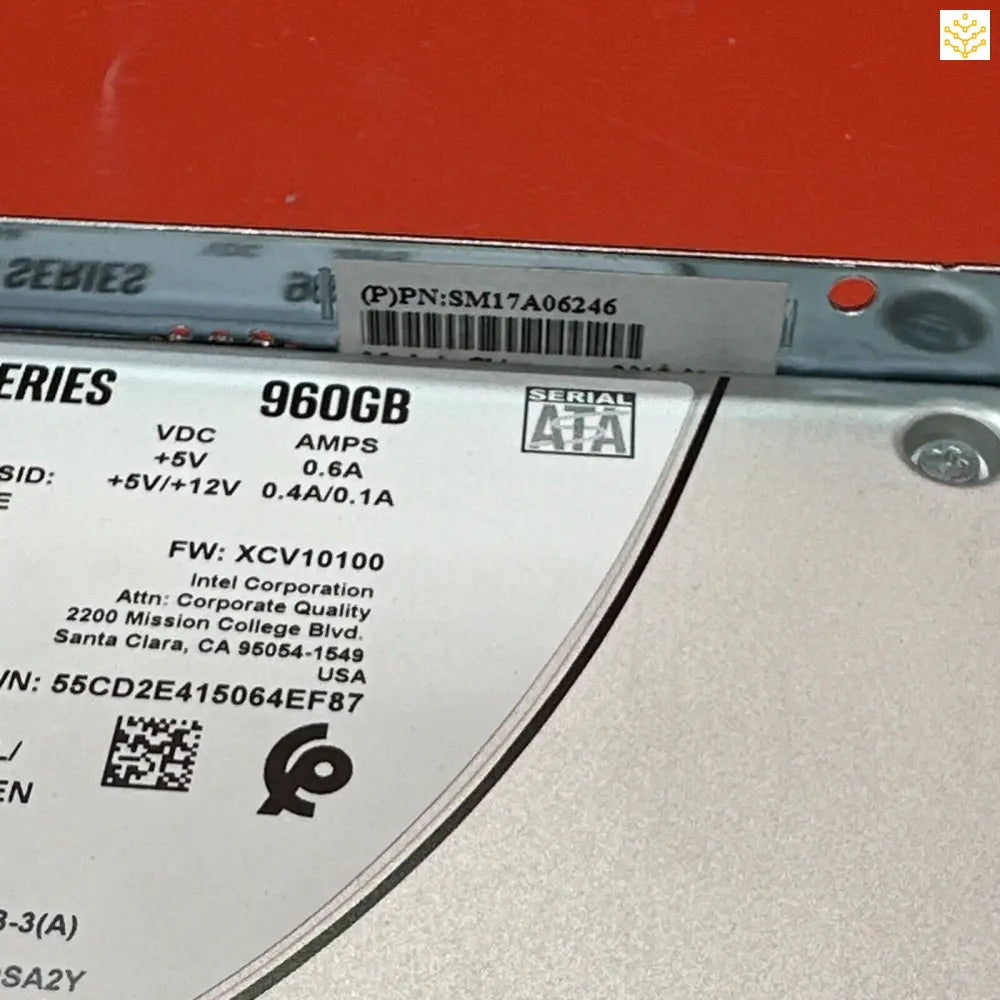 Lenovo 02JG068 SMD7A44428 960G 3DTLC SATA SSDSC2KG960G8 2.5 SSD In Tray - Computers/Tablets & Networking:Drives Storage