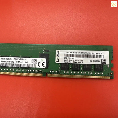 Lenovo 16GB 1Rx4 PC4 - 2666v HMA82GR7AFR4N - VK FRU 01KR254 Server Memory - GIGDATA