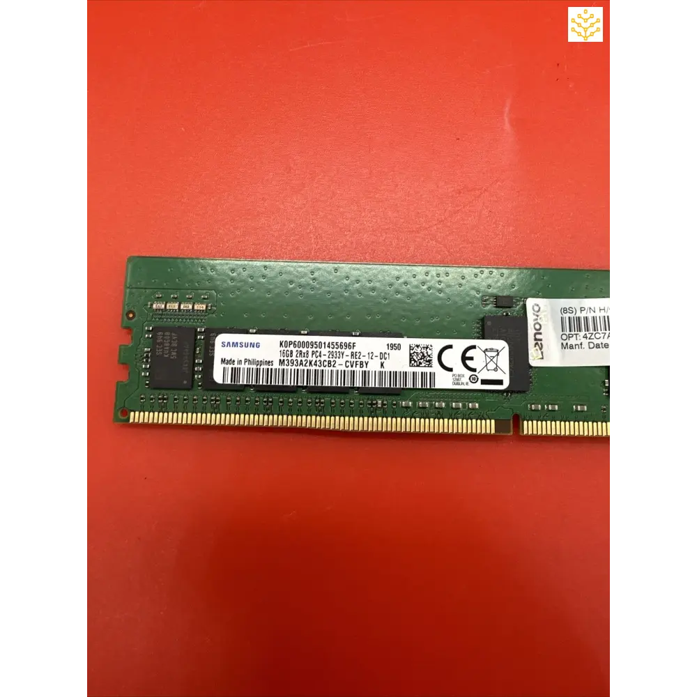 Lenovo 16GB 2Rx8 PC4 - 2933Y M393A2K43CB2 - CVFBY 01KR354 Server Memory - GIGDATA